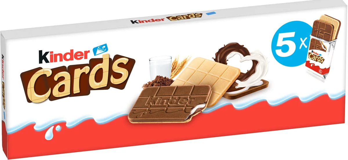 Kinder Cards 128 g biscuits