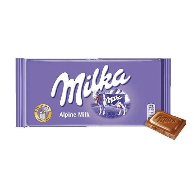 Milka Alpine Milk 90 g chocolate